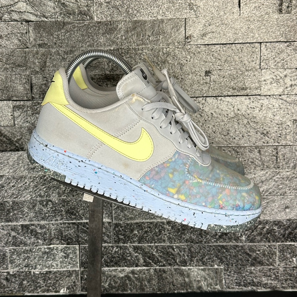 Nike Air Force 1 Crater Pure Platinum Barely Volt - MNS10.5